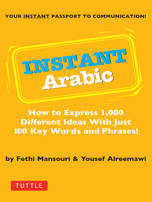 Title details for Instant Arabic by Fethi Mansouri, Dr. - Available